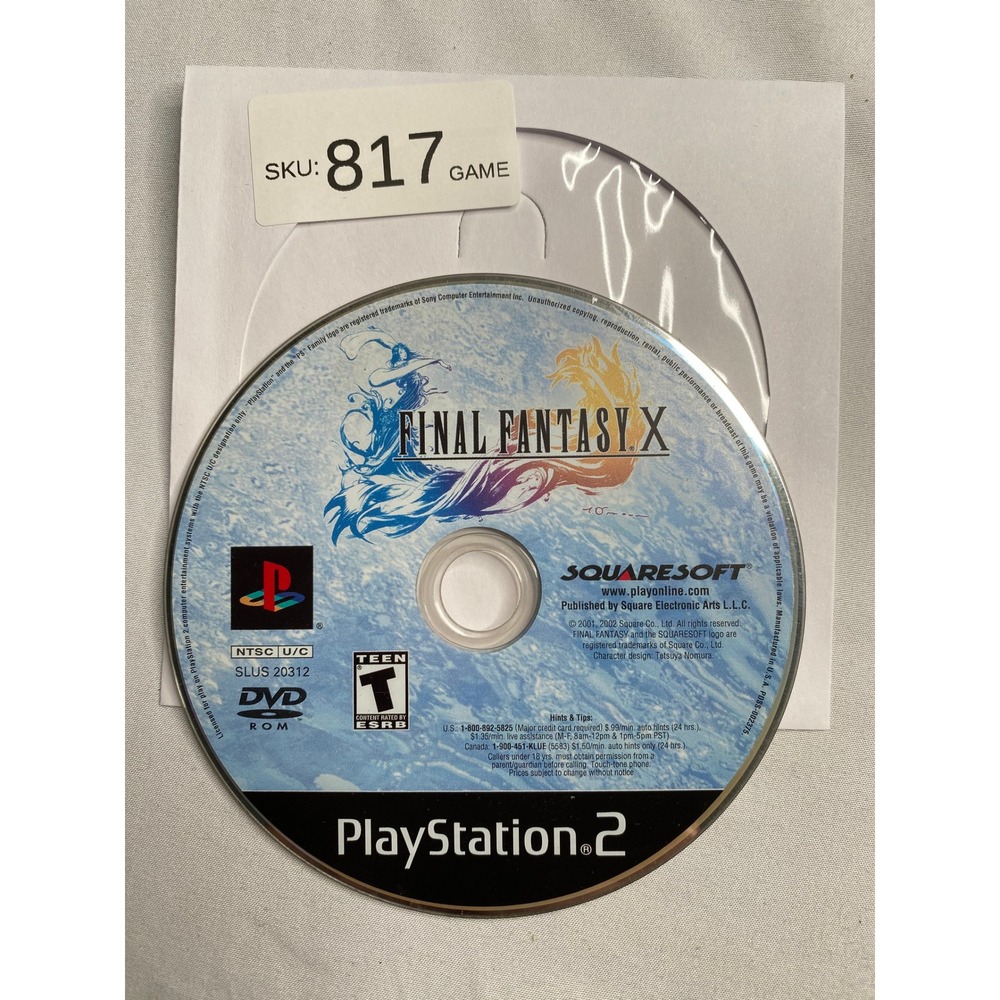 Final Fantasy X Sony PlayStation 2